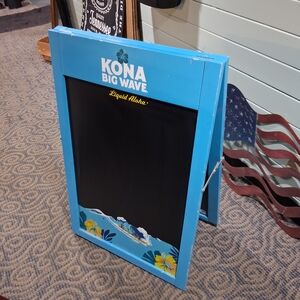 Blue Chalkboard Sign